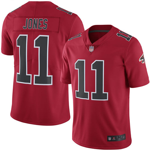 Atlanta Falcons Limited Red Men Julio Jones Jersey NFL Football 11 Rush Vapor Untouchable